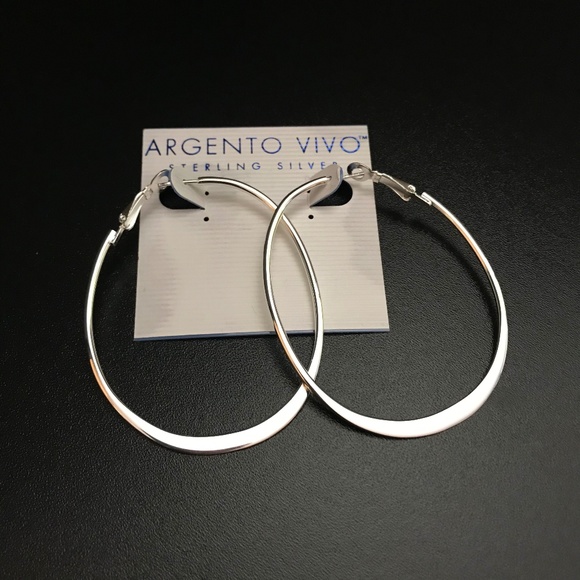 Argento Vivo Jewelry - NWOT ARGENTO VIVO Wavy Gold Hoops